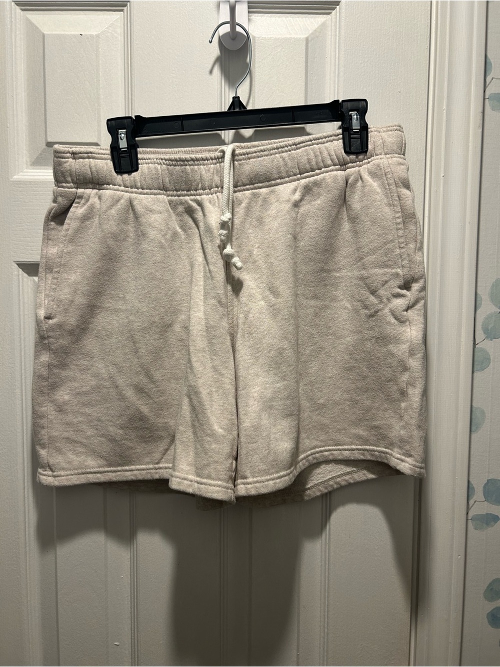 bp Cream Fleece Drawstring Athletic Shorts